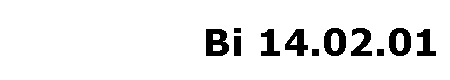 Bi 14.02.01