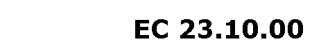 EC 23.10.00