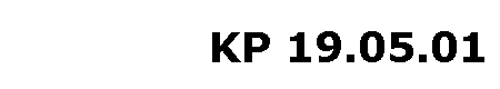 KP 19.05.01