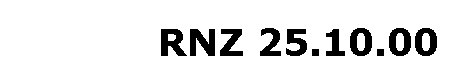 RNZ 25.10.00